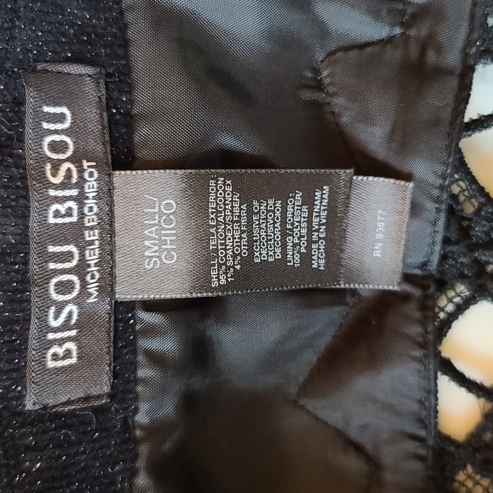 Bisou Bisou Black Sparkly Jacket - Picture 10 of 16
